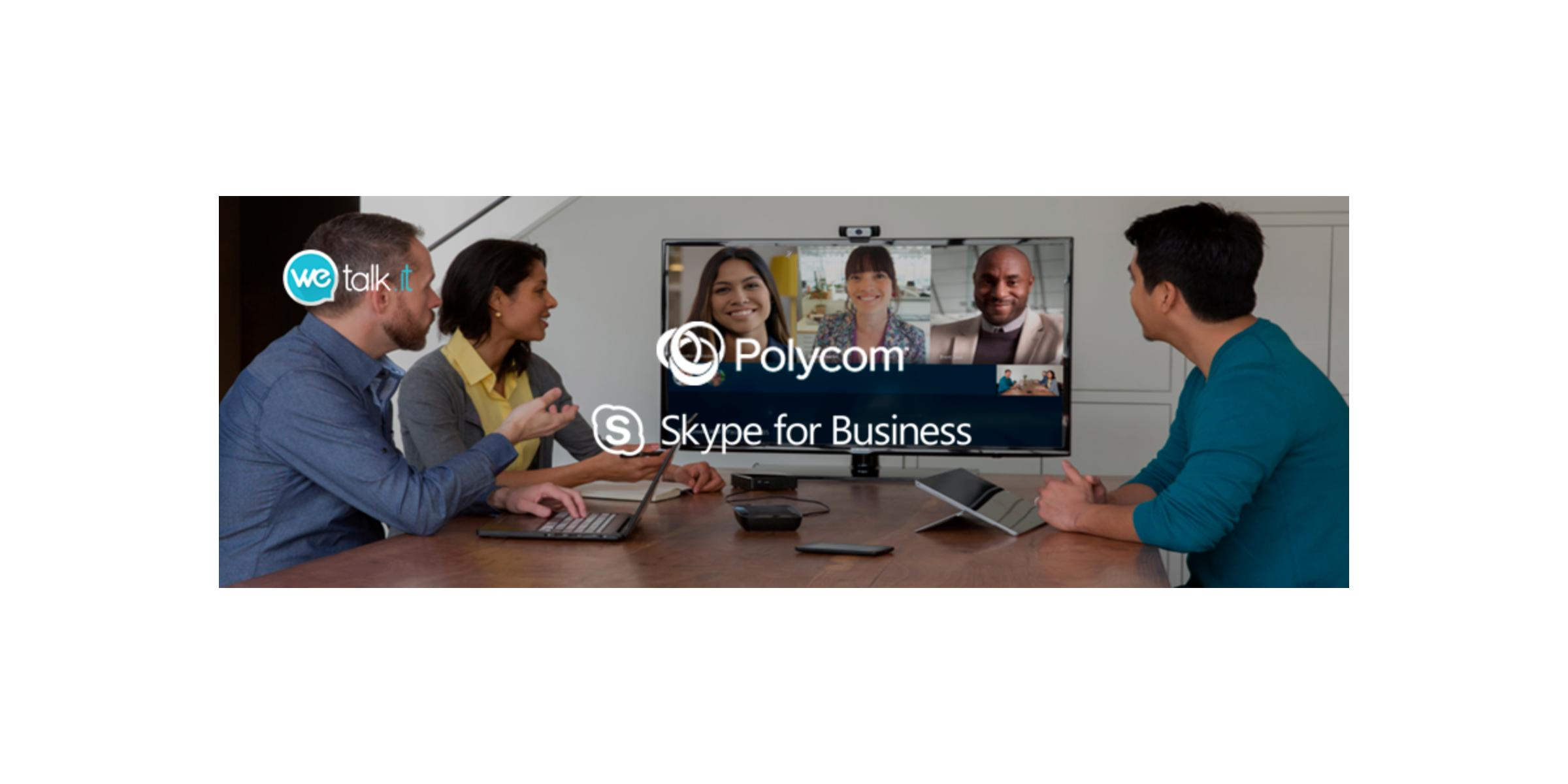 Polycom lança de soluções de vídeo colaboração para Skype for Business